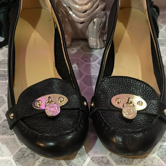 Tommy Hilfiger Shoes - Tommy Hilfiger leather wedges, size 9M. Super cute and sophisticated.